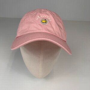 Vintage Masters Hat Women Strap Back Golf Flag Magnolia Lane Pink Hype Core Cap